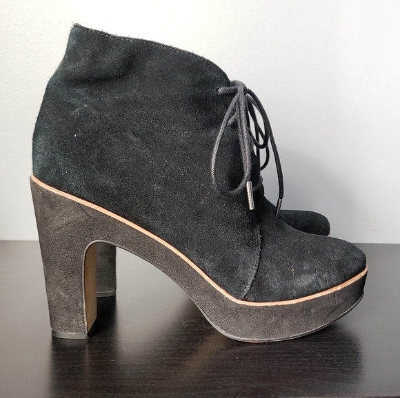 Michael Kors | Heeled Boot, Black Suede - Picture 7 of 8